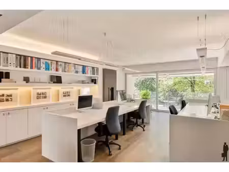 een volledig gerenoveerd kantoor-appartement met terras