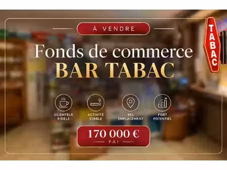 fonds de commerce bar-tabac et multiservices à vendre - 170