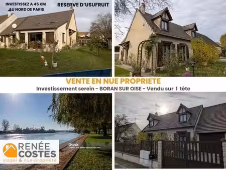 vente en nue propriété - f80 ans - boran sur oise (60820)