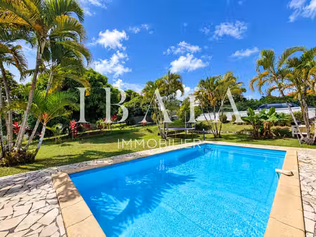 exclusivité - petit-bourg - villa 4 chambres avec piscine