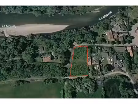 velle-sur-moselle terrain plat constructible 1 845 m2 plei