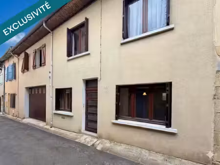 maison de ville avec grand garage et terrase interieure