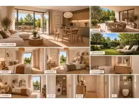 vente appartement 3 pièces 60 m² à pessac (33600)  299 900 €