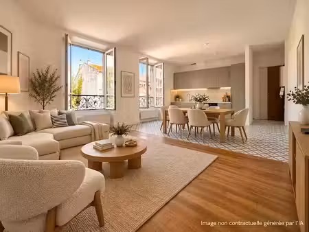 vente appartement 2 pièces 43.5 m² à la varenne saint hilaire (94210)  285 000 €