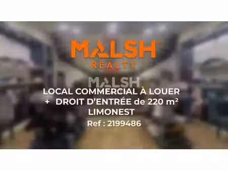 location local commercial 220m²