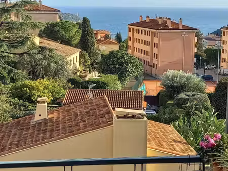 villefranche-sur-mer – 2 pièces avec vue mer  balcon  parking et cave