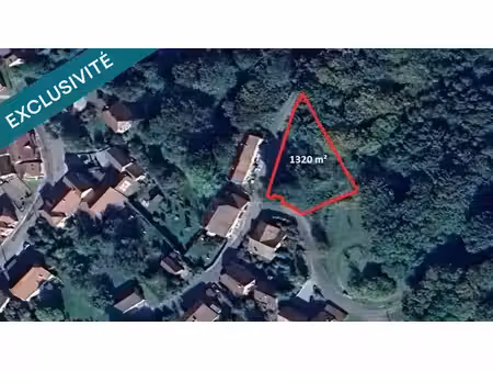 vente terrain à batir 1320 m² à clairegoutte (70200)  10 000 €