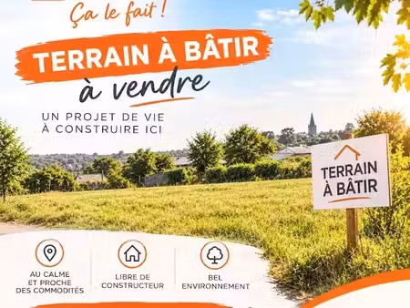 vente terrain à batir 2178 m² à la chapelle-saint-laurent (79430)  24 000 €