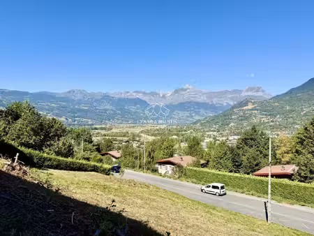 les plagnes – terrain de 960 m² – vue sur les fiz et les ar
