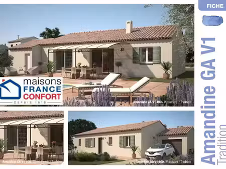 vente maison neuve 5 pièces 90 m² à bollene (84500)  270 000 €