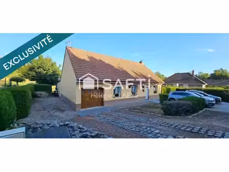 maison individuelle - semi plain pied - 4 chambres - combles aménageable - jardin - garage