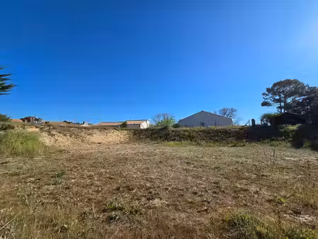 achat terrain 722m² st hilaire de riez 85270