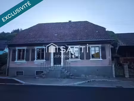 vente maison 5 pièces 120 m² à willer-sur-thur (68760)  89 000 €