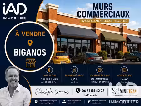 vente immeuble 84 m² biganos (33380)