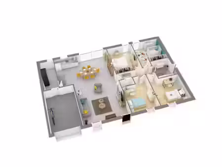vente maison neuve 5 pièces 104 m² à la lande-de-fronsac (33240)  220 475 €