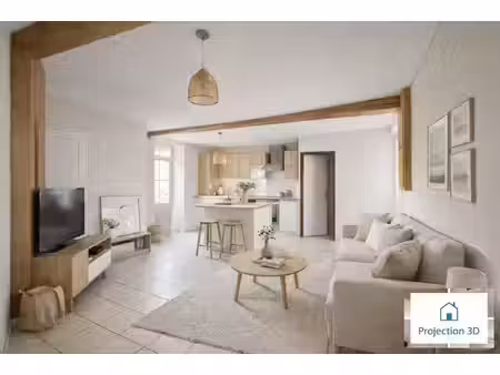 maison 65 m² avec cour et grand garage aménageable - idéale 1er achat ou investissement