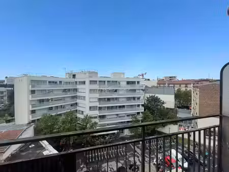 t3 6e étage - balcon sud - vue dégagée - marcel sembat - à r