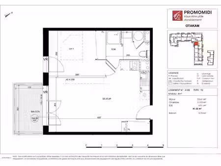 vente appartement 2 pièces 41 m² à l'union (31240)  215 000 €