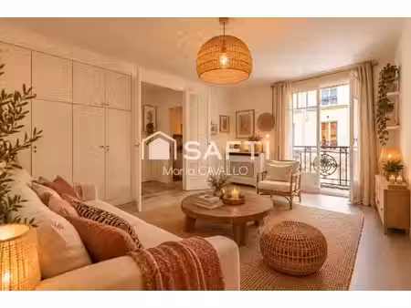 vente appartement 2 pièces 53 m² paris 16 (75016)