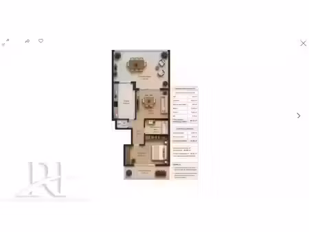 vente appartement 2 pièces 45.52 m² à cannes (06400)  285 000 €