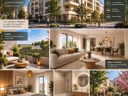 vente appartement 3 pièces 68 m² à gagny (93220)  250 000 €