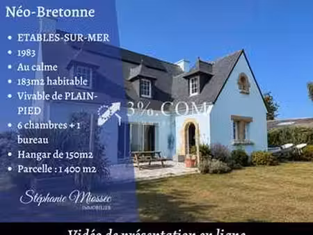 vente bureaux et commerces à binic-etables-sur-mer (22680) : à vendre / 183m² binic-etable