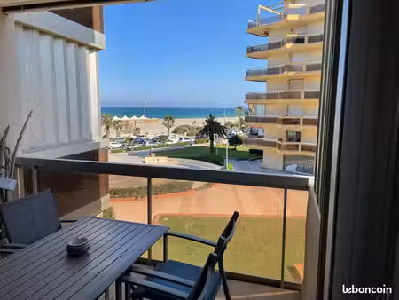 studio front de mer - canet sud - septembre à juin