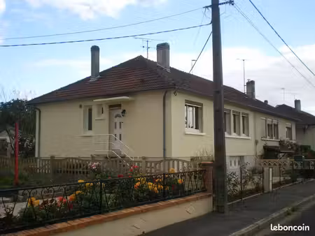 à louer : charmante maison lumineuse de 4 pièces avec jardin à sault les rethel