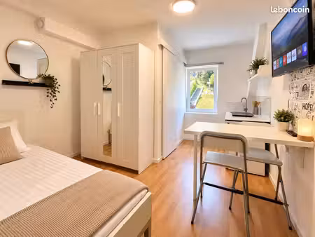 studio meublé moderne – proche luxembourg & gare de longwy – prêt à vivre