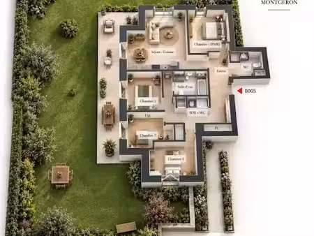 vente appartement 5 pièces 98 m² à montgeron (91230)  560 000 €