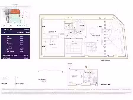 vente appartement 4 pièces 80 m² à la varenne saint hilaire (94210)  513 500 €