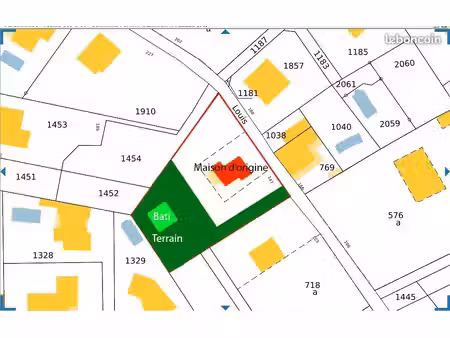 bâti existant sur terrain constructible