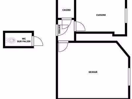 clichy - studio - 129 000€ fai
