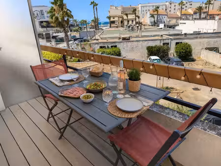 studio idéalement situé au coeur de la station  résidence les cigales de mer  avec vue sur