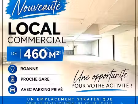 local commercial de 460 m² à roanne
