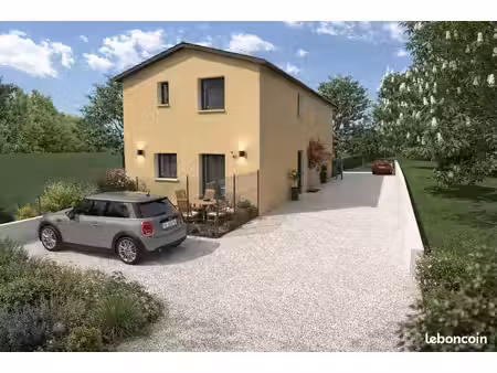 projet de construction d'une maison 80 m² avec terrain à saint-pierre-de-chandieu (69)