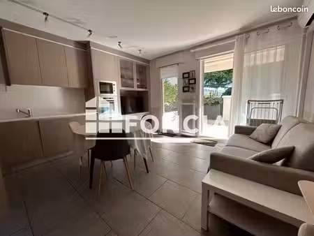 appartement meublé 2 pièces 39.07m² à louer 1208 - carqueiranne 83320