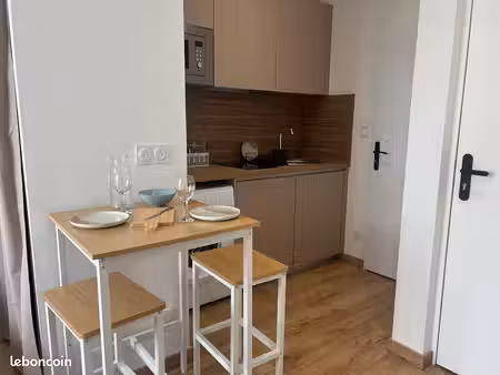 beau studio - meublé - entièrement refait à neuf
