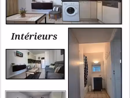 uniquement d'octobre à juin rez-de-jardin meublé avec parking privé