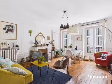 appartement familial 4 pièces de 90 m² - louis blanc- rue du château landon  paris