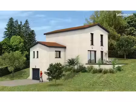 projet de construction d'une maison 117 m² avec terrain à saint-martin-en-haut (69)
