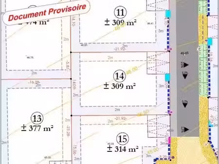vente terrain à batir 309 m² à thaon (14610)  69 500 €
