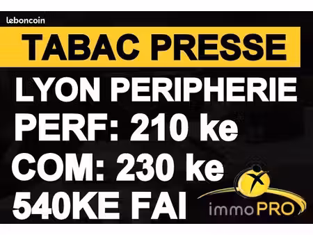 tabac/presse 110 m²