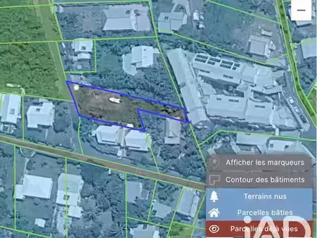 vente terrain 859 m² à saint joseph (97480)  213 000 €