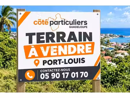 vente terrain 1066 m² à port louis (97117)  327 000 €