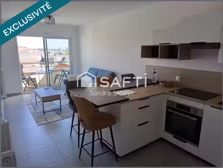 appartement de 45 m² avec balcon