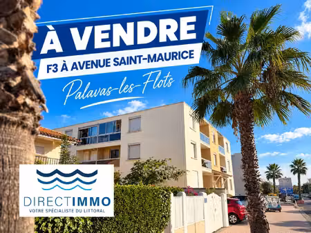 palavas f3 avenue st maurice en 2em ligne