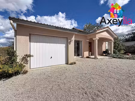 a vendre - chazelle sur lyon - maison de plain-pied avec garage et terrain