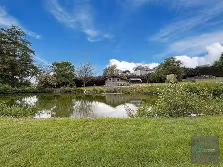 propriété avec etangs et chalet en zone verte