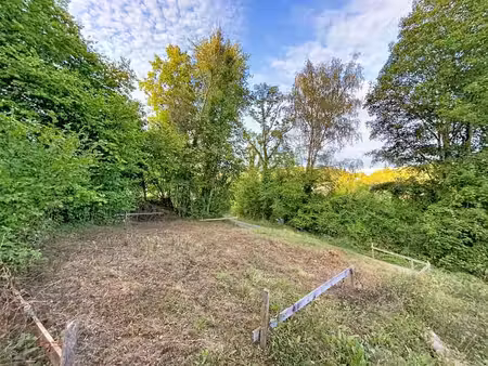 terrain de 8 ares 70 avec permis pour villa 4 façades